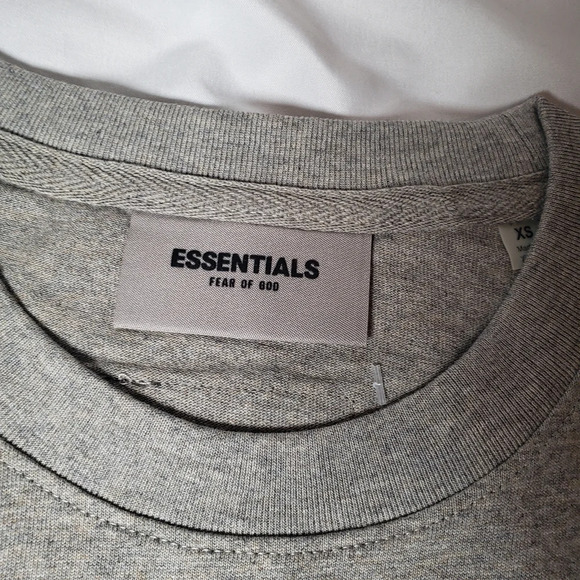 Fear of God Heather Gray Short Sleeve Tee - Picture 2 of 3